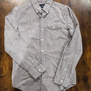 American Eagle Outfitters Men's Button-Up Shirt, Size: XS